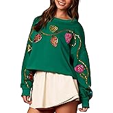 NUFIWI Christmas Cropped Sweatshirt for Women Colorful Funny Santa Long Sleeve Pullover Glitter Xmas Holiday Crop Top