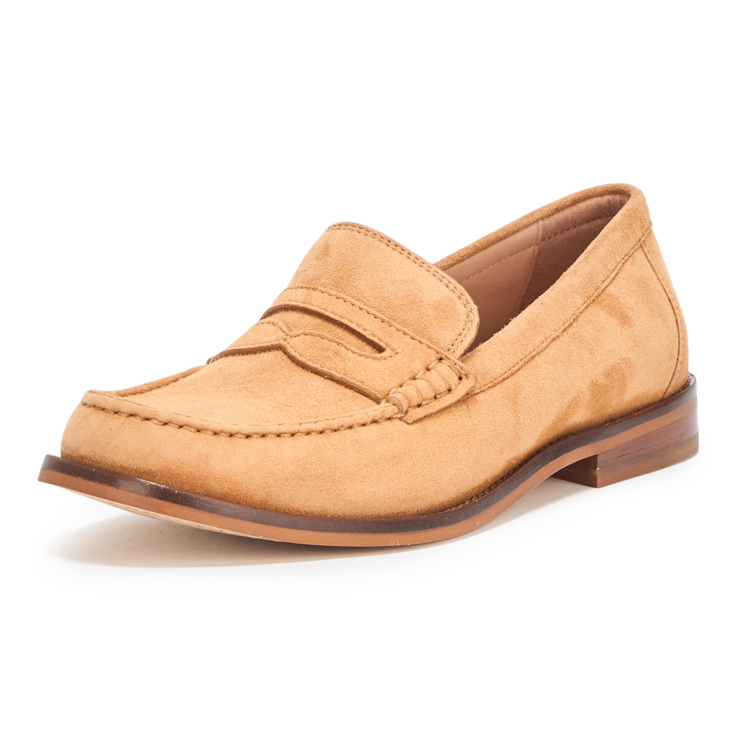 Cole Haan Women’s Lana Lux Penny Loafers Remastered, Biscuit Suede, 6-C US