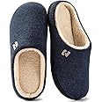 RockDove Men's Sherpa Lined Memory Foam Clog Slipper