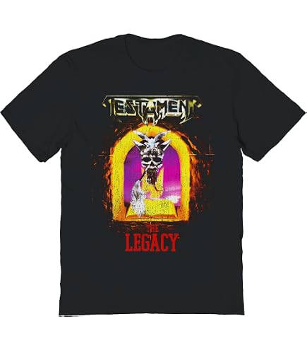 Amazon.com: Testament 'The New Order' (Black) T-Shirt (x-Large