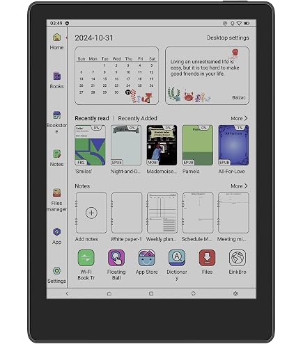 Amazon.com: Bigme inkNote Color + Lite Eink Tablet 10.3