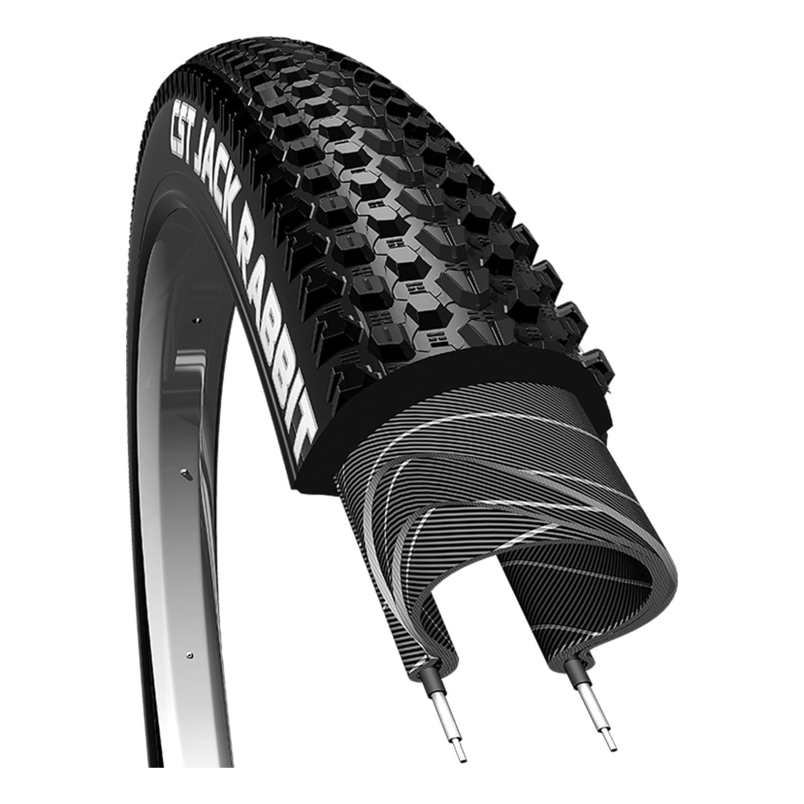 CST 001342, Cop.CS 29x2.20 (56-622) Jack Rabbit 2.0 C1747N T# Unisex-Adult, Black