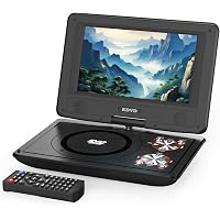 SQQBZZ 11.5"" Portable DVD Player with 9.5"" Swivel Screen, 5-Hours Rechargeable Battery,Car DVD Player,Support CD/DVD/SD Car