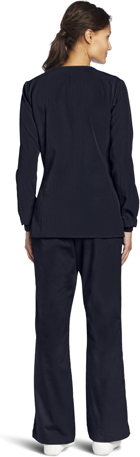 WonderWink Women's Scrubs Four Way Stretch Sporty Snap Jacket: Medical Scrubs Jackets: Clothing