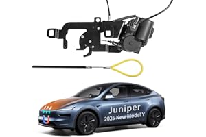 Qingchijun Tesla Model Y Juniper Accessories 2025 2026, New Model Y Juniper Frunk Soft Close Lock, Power Frunk Soft Closing Automatic Lock Closer Compatible with Tesla New Model Y Juniper