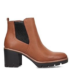 Naturalizer Womens Madalynn Gore Lug Sole Heeled