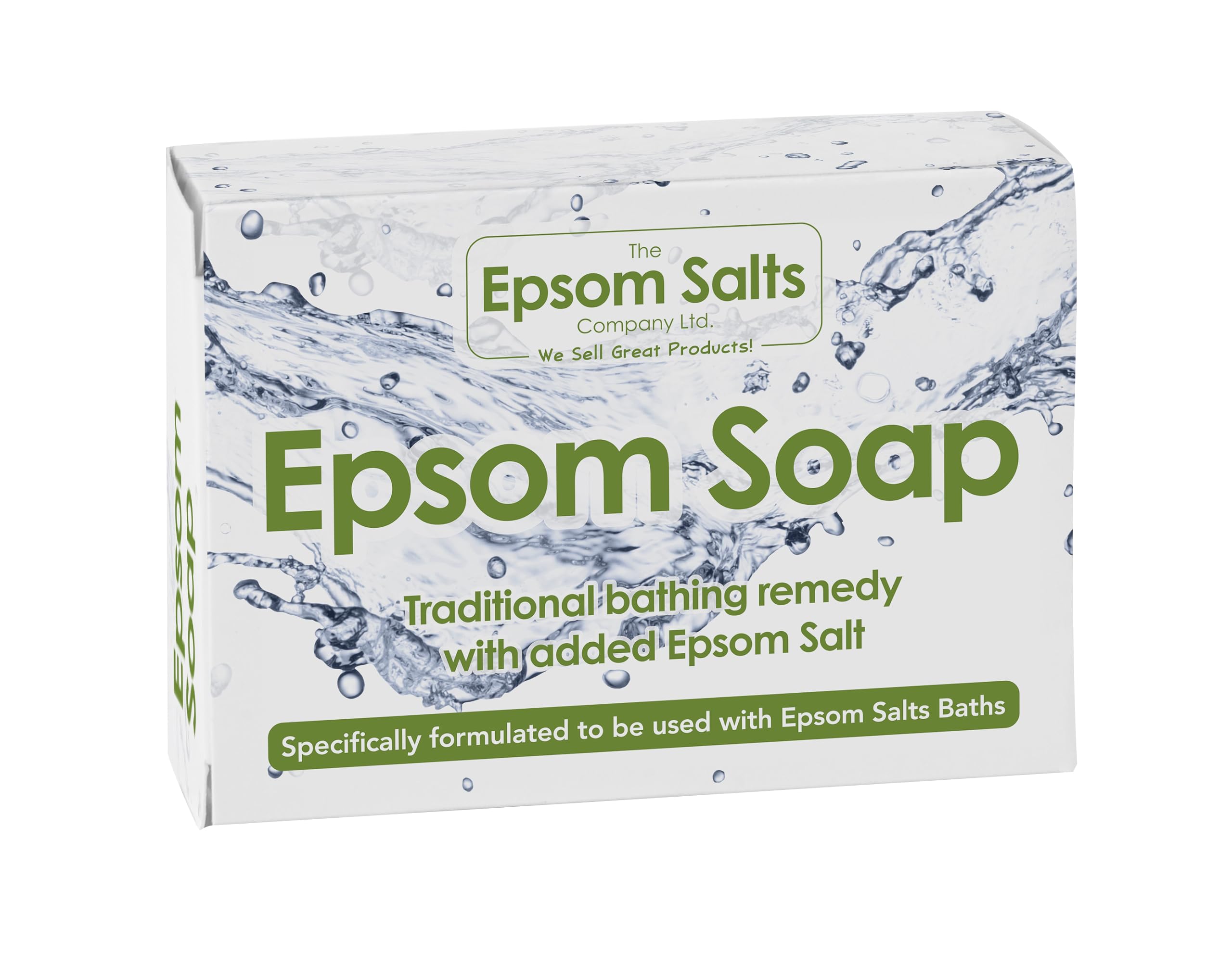 Epsom Soap Bar - Exfoliating Soap with Epsom Salt - Moisturizing and Soothing for Skin Ideal for Relaxation - Specifically formulated to be Used with Epsom Salts Baths