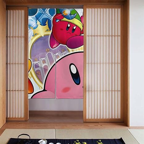Amazon 星のカービィ のれん 遮光 暖簾 間仕切り 目隠し Uvカット 玄関 出入り口 室内 飾り キッチン カーテン トイレ 開運 おしゃれ のれん オンライン通販