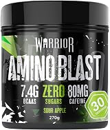 Warrior Amino Blast BCAA Powder 270g Fruit Salad Sour Apple Flavor view 1