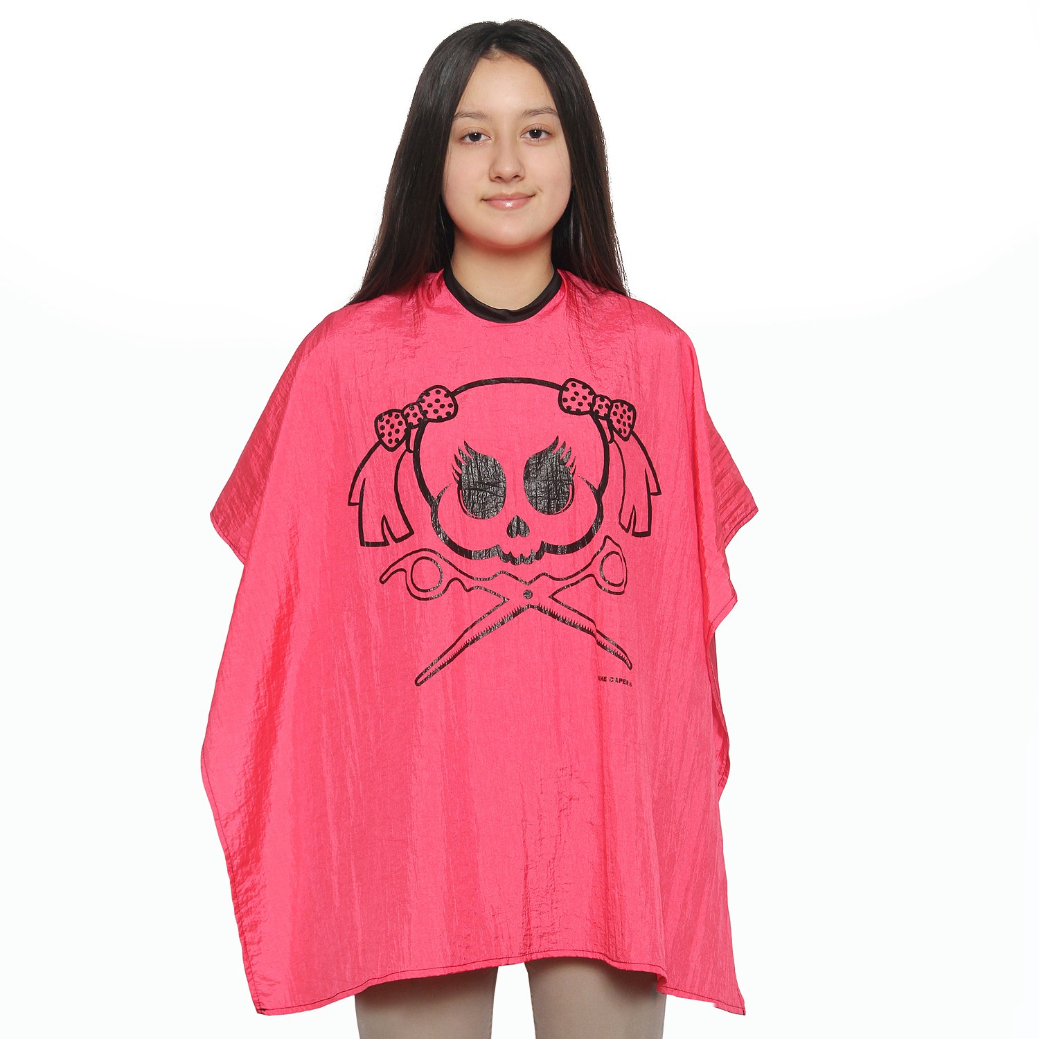 Mane Caper Boy's Kid's Cape (Pink/Skull)