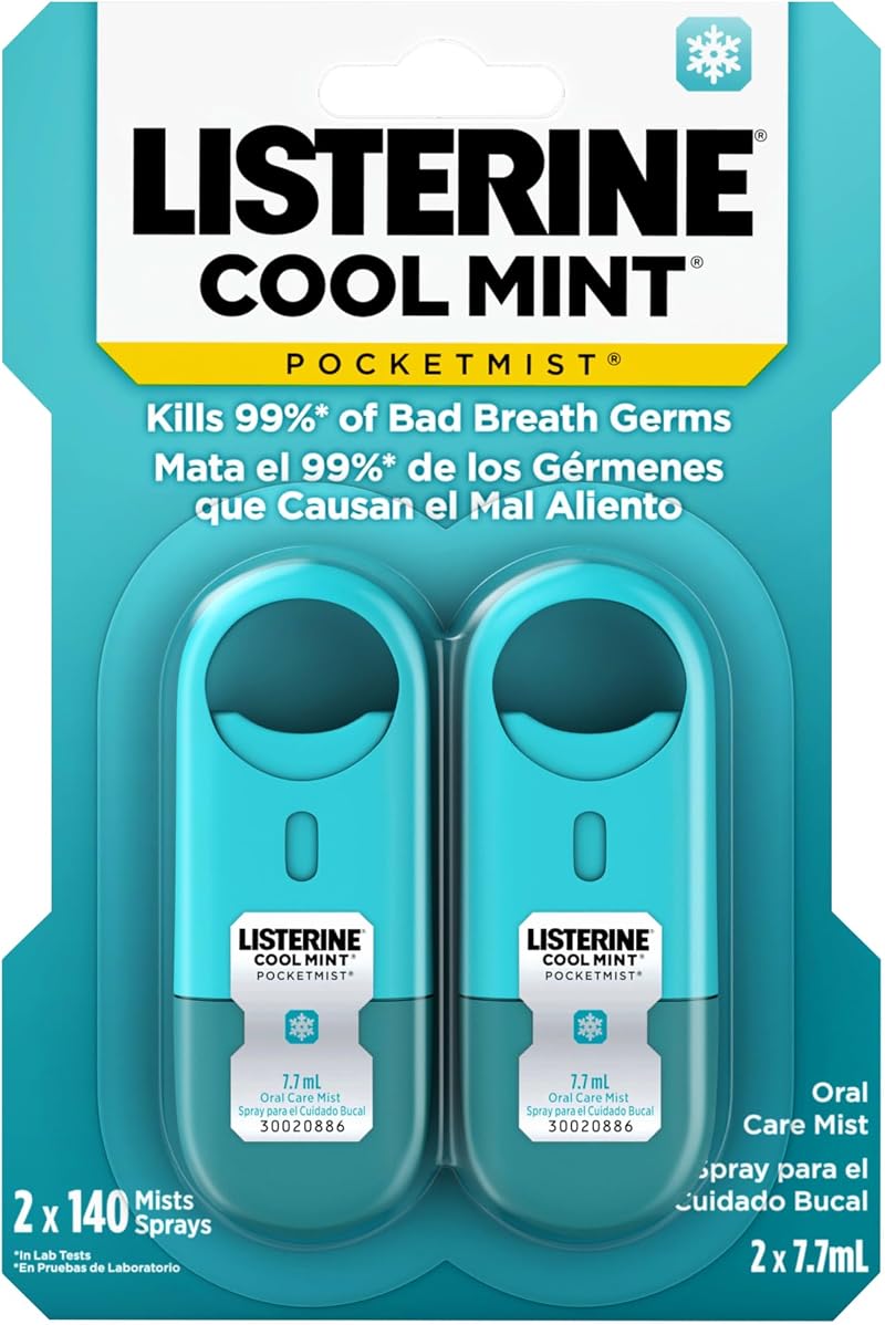 Listerine Pocketmist Cool Mint 2 Count