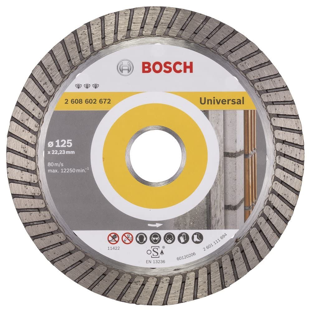 Bosch 2608602672 Diamond Cutting Disc Best for Universal Turbo