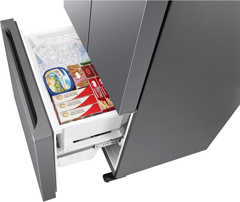 Frigorifero French Door con congelatore, 178 cm, 495 l, WiFi & SmartThings AI Energy Mode, Twin Cooling+, Auto Ice Maker, No Frost+, look in acciaio inox, RF50C530ES9/EF