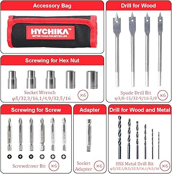 HYCHIKA BETTER TOOLS FOR BETTER LIFE DD-18BC Power Drills product image 3