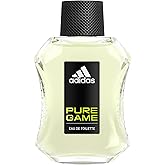 adidas Pure Game Eau De Toilette Spray for Men, 3.3 fl oz