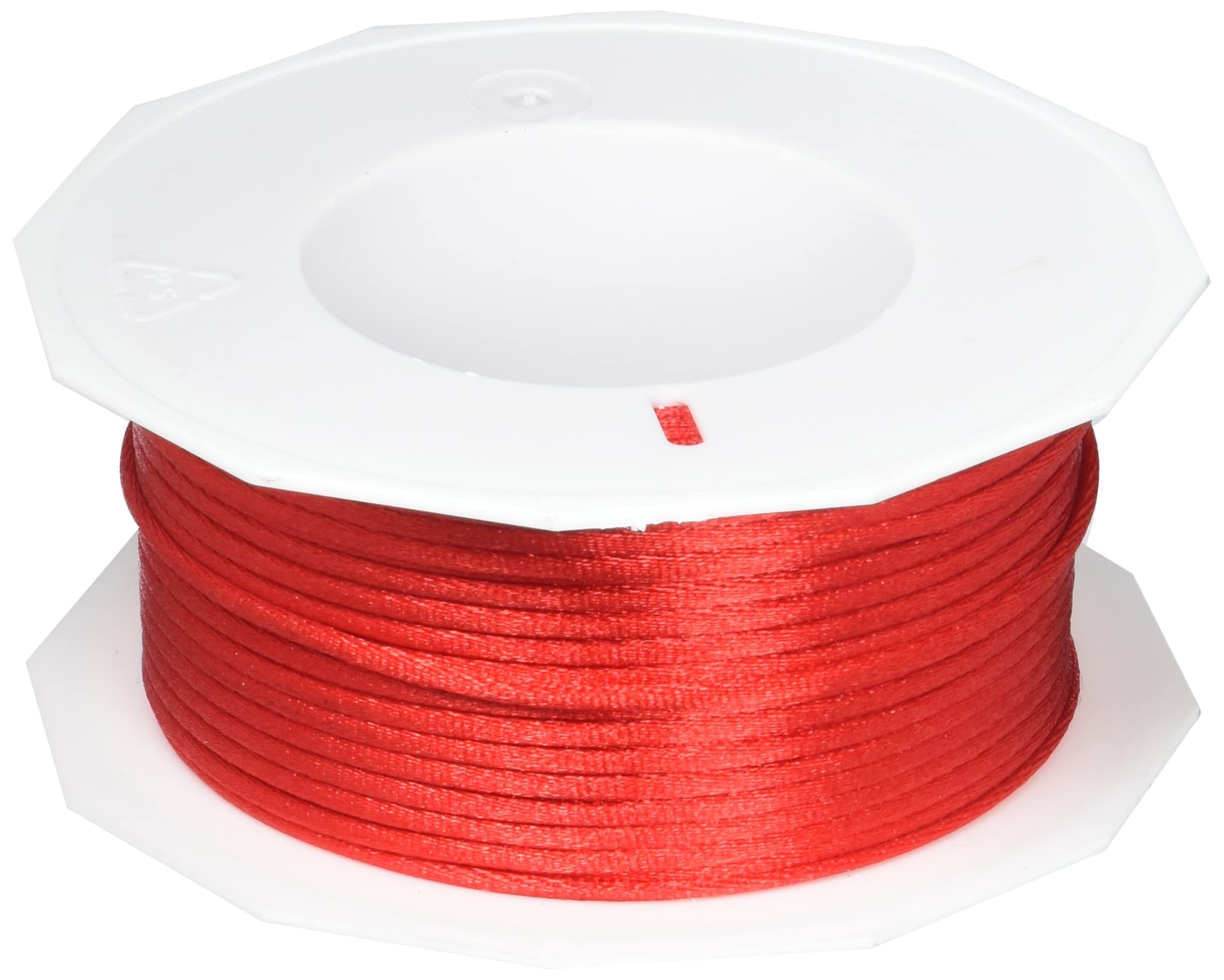 C.E. Pattberg RHEIN Cord Ribbon - red, 50 m Braided Cord For Wrapping Gifts, Parcels, And Presents, 3 mm Width, Accessories For Decorating and Handicrafts - Tear-Resistant Decorative Cord — image 1