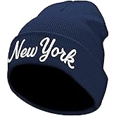 JZYEGSW Winter Hat for Men Women Cities Beanie Knit Cuffed Cap for Fans Gifts