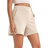 ODODOS Modal Soft Relaxed Shorts with Pockets for Women High Wasit Casual Shorts