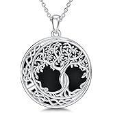 Dorunmo Black Cat/Raven/Elephant/Duck/Penguin Necklaces 925 Sterling Silver Heart Animal Pendant Cute Animal Jewelry Gifts for Women