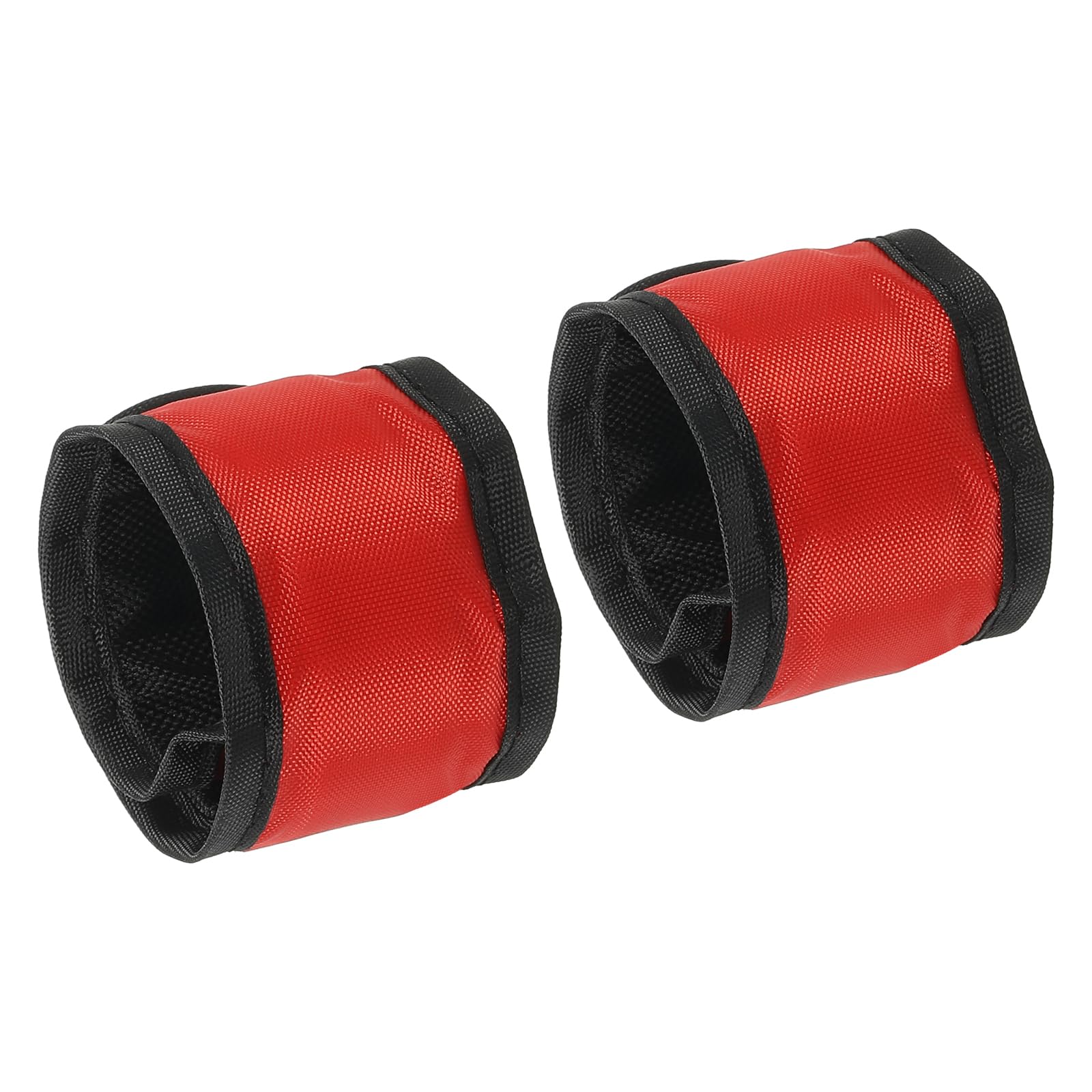 PATIKIL LED Wristband, 2 Pack Light Up Bracelets LED Armbands Glow in the Dark Safety Wrist Band for Parties, Concerts, Festivals, Night Run, Red, Small