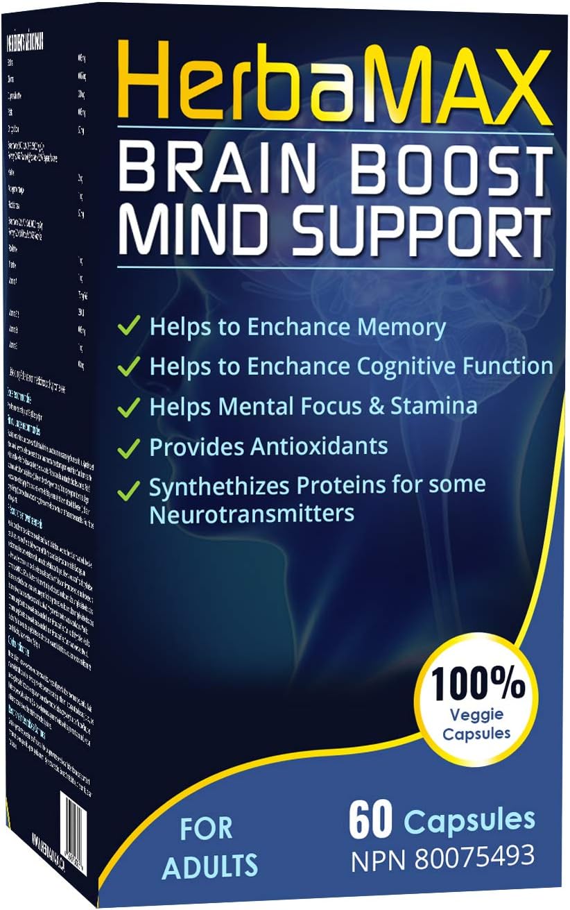 HerbamaxBrain Boost, 60 Capsules