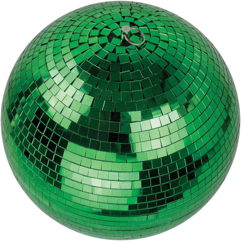 FX Lab Coloured Mirror Ball (12 Inch, Green)