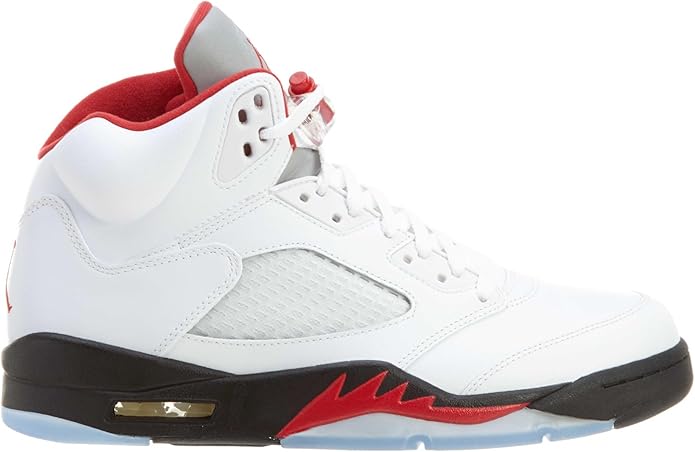 Nike Air Jordan 5 Retro White White Size 7 Amazon Co Uk Shoes Bags