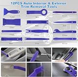 Uolor 342Pcs Trim Removal Tool Kit Car Panel Fastener Retainer Clip Set view 2