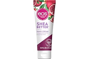 eos Shea Better Hand Cream - Pomegranate Raspberry, Natural Butter Lotion and Skin Care, 24 Hour Hydration with Shea Butter & Oil, 2.5 oz