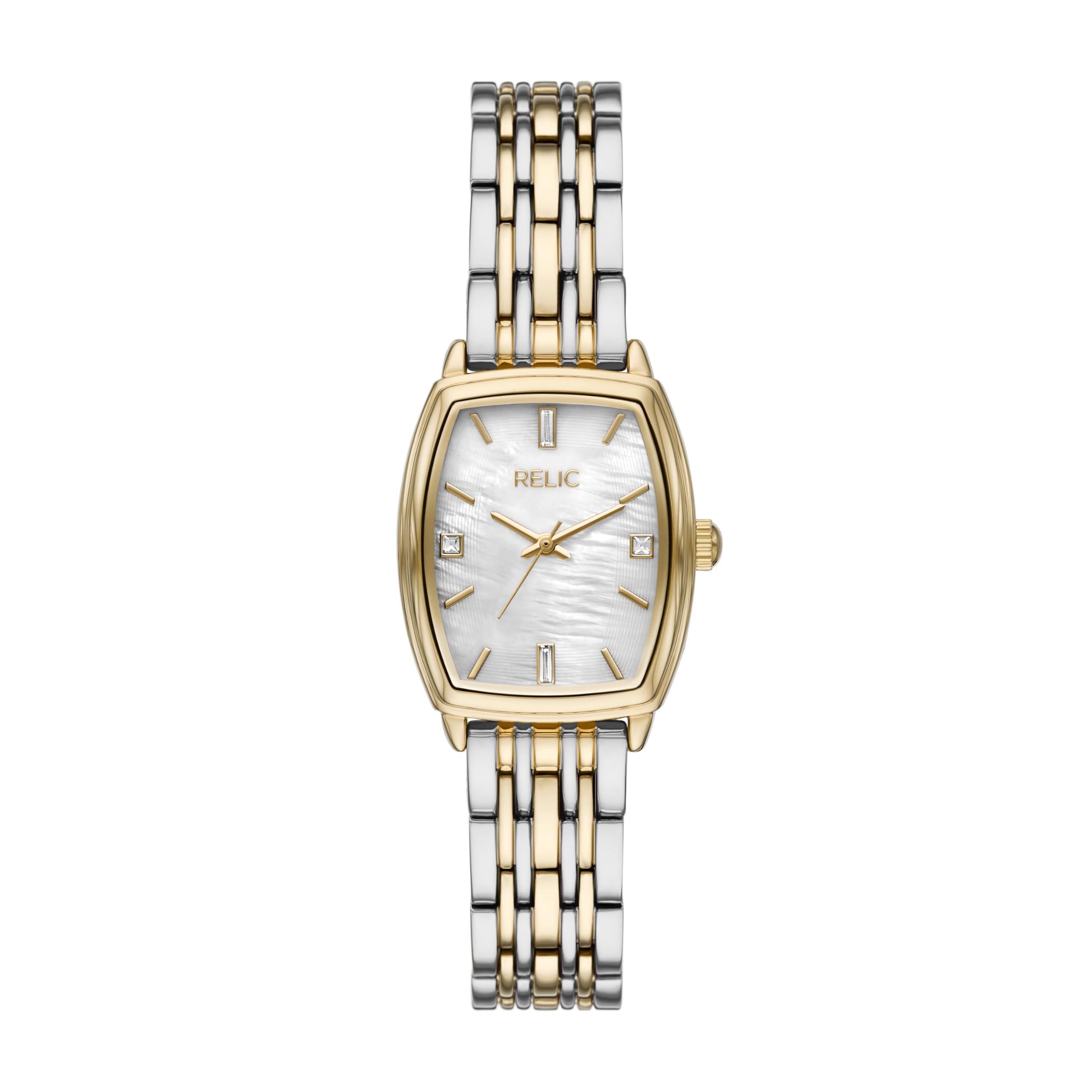 RELIC by Fossil Women's Eliza Three-Hand Two-Tone Metal Watch (Model: ZR34659) Image