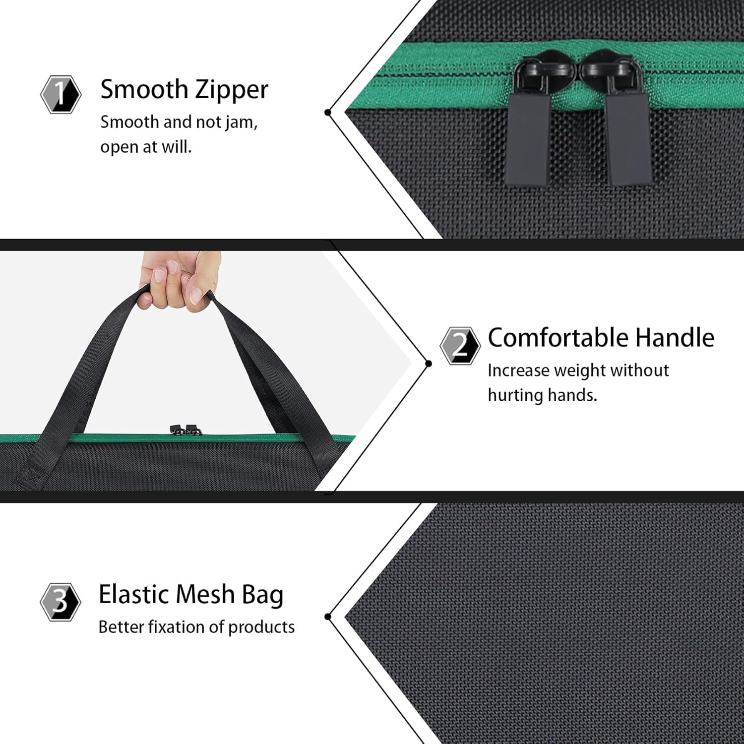 co2CREA Hart Tragbare Schutzhülle Etui Tasche für Bosch Akku Säbelsäge AdvancedRecip 18,Nur Tasche 5