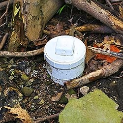 4" PVC Sewer Cleanout Adapter with Plug Pipe