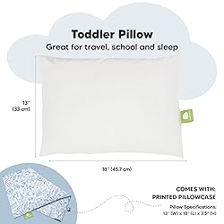 Toddler Pillow with Pillowcase - 13x18 My Little