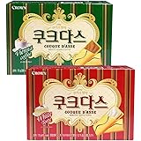 Crown Couque D'asse Cream Filled Wafer Cookies 144g, Bundle Pack
