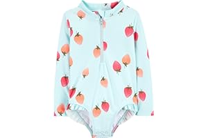 Simple Joys by Carter's Baby-Boys Long Sleeve Zipper One Piece SwimsuitOne Piece Swimsuit