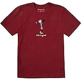 Life is Good Men's Crusher Tee Shirt, Short Sleeve Cotton Graphic T-Shirts, Golf Jake