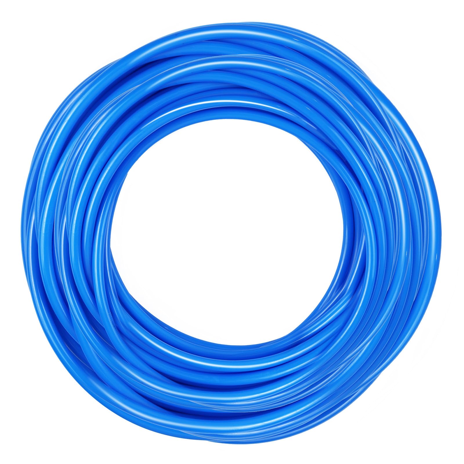 VerRich Pneumatic Tubing Pipe Pu Hose,Blue 8mm OD x 5mm ID 32.8 FT 10 Meters PU Air Hose Line Tube for Air Compressor Transfer