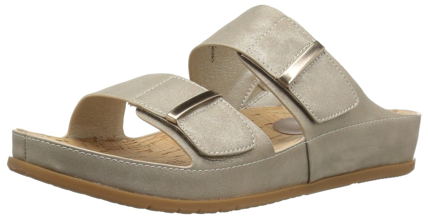 bare traps cherilyn slide flat sandals