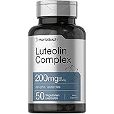 Horbäach Luteolin Complex Supplement | with Rutin | 50 Capsules | Vegetarian, Non-GMO & Gluten Free Flavonoid Formula