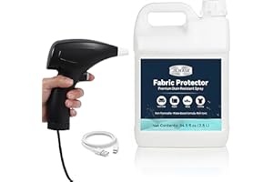 JILIEASE Fabric Protector & Stain Resistant Spray – Non-Toxic Water-Based Upholstery & Carpet Protector for Sofa, Couch, Chairs, Shoes, Rugs, Outdoor Furniture – Waterproof Stain Guard (84.5 fl oz)