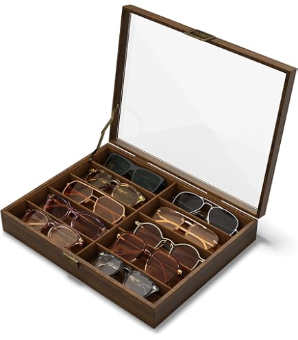 Amazon.com: Lolalet 10 Slots Sunglasses Organizer with Slim  display picture 1