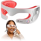 Lifepro Red Light Therapy for Eyes – Rejuvaglow 3 Modes Under Eye Red Light Therapy with Soothing Vibration – Adjustable Strap & Rechargeable LED Eye Mask