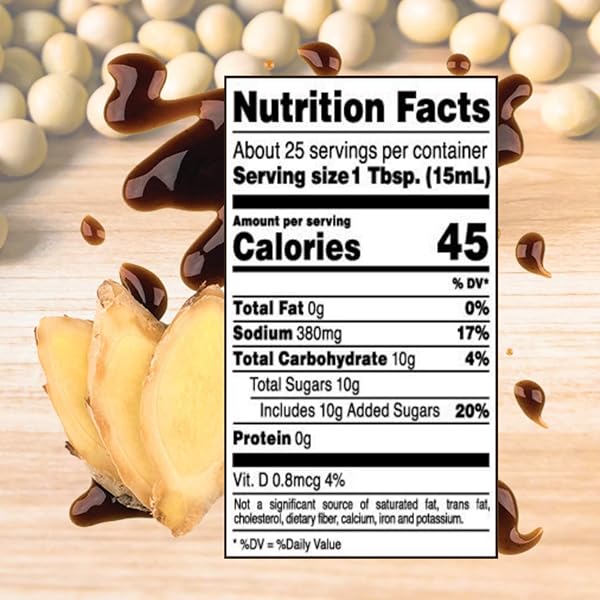 ROLAND FOODS GINGER SOY GLAZE, SPECIALTY IMPORTED FOOD, 12.88-OUNCE BOTTLE