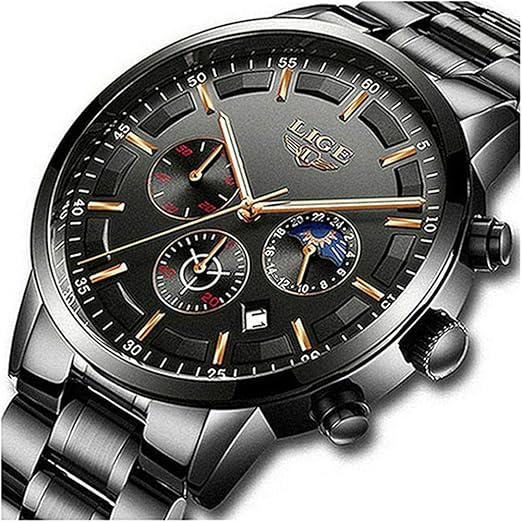 lige brand men's business watch