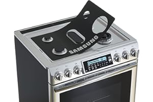 SKYWIN Stove Top Covers for Gas Burners, Custom Fit Stove Protector Liner for Samsnug, Stove Top Cover for Gas Stove - NX58M6630SG, NX58R6631SS & More, Heat Resistant, Teflon Non-Stick, BPA & PFOA Free