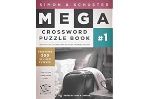 Simon & Schuster Mega Crossword Puzzle Book #1 (1) (S&S Mega Crossword Puzzles)