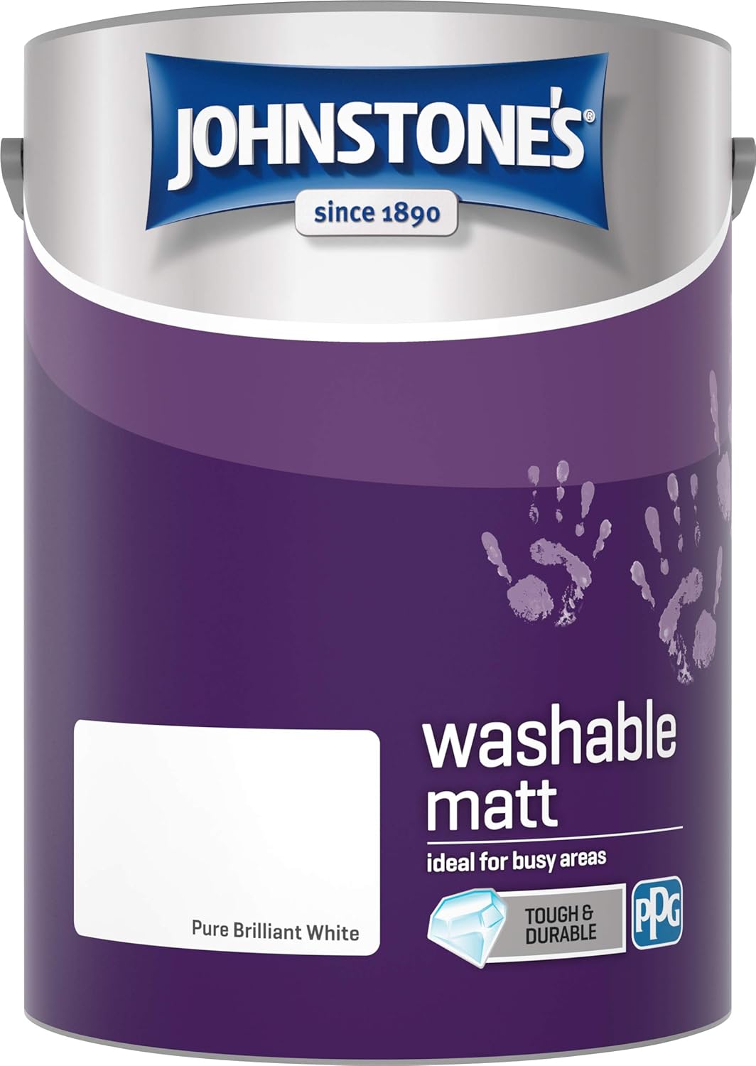 Johnstone's 389458 Washable Matt, Brilliant White, 5 Amazon.co.uk DIY & Tools