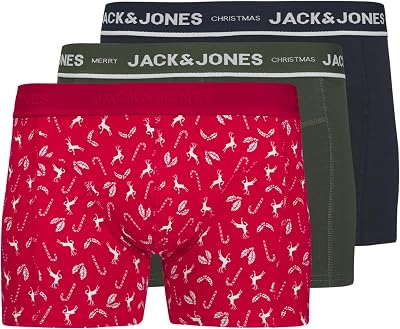 Calzoncillos Jacdeer para Hombre, 3 Unidades, Sky Captain, L
