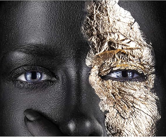 Costura y manualidades pintura en lienzo 20x40 cm sin marco mujer