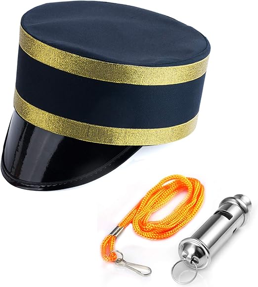 Tigerdoe Conductor Hat Train Engineer Costume Hat and